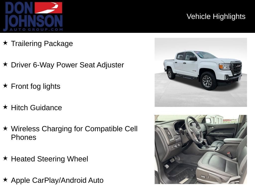 2022 GMC Canyon AT4 - Leather
