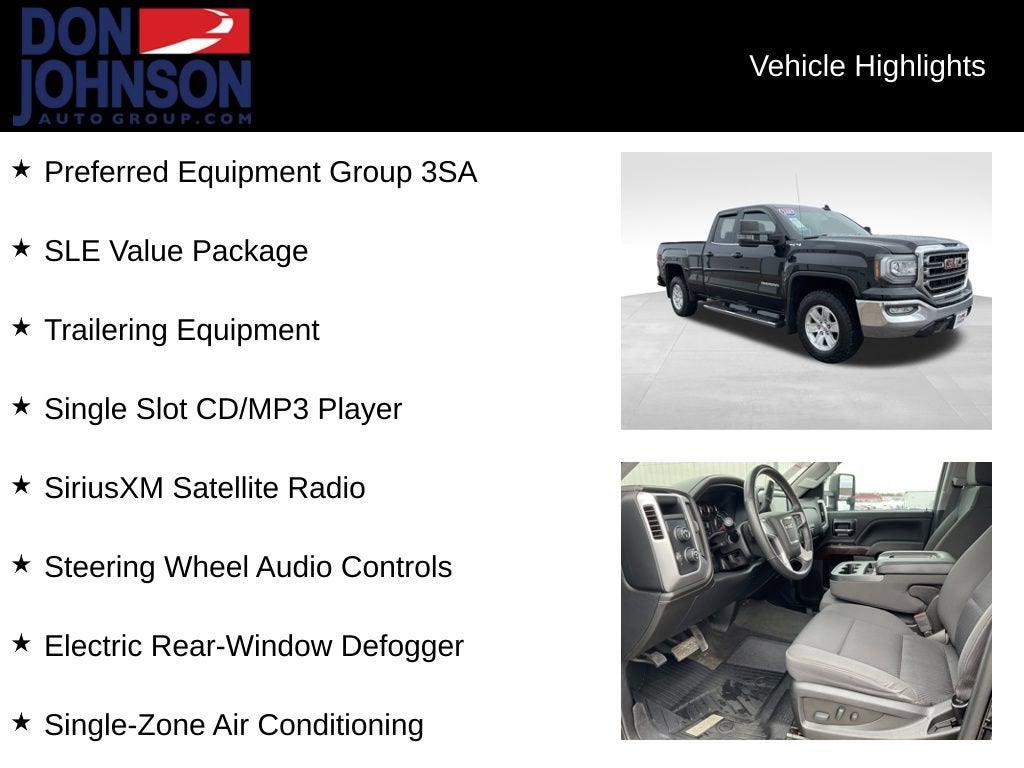 2017 GMC Sierra 1500 SLE