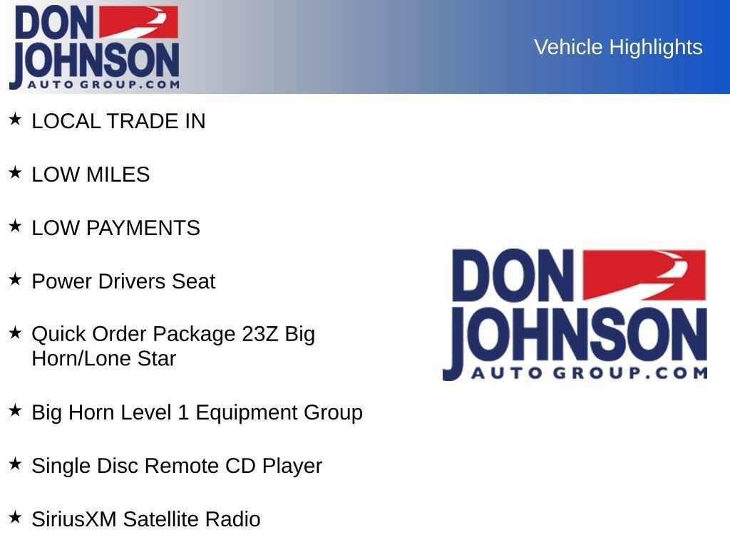 2019 RAM 1500 Big Horn/Lone Star Quad Cab 4x4 6'4" Box