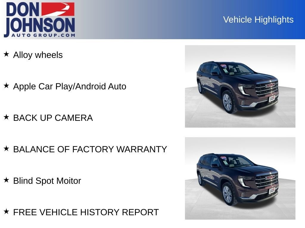 2024 GMC Acadia Elevation