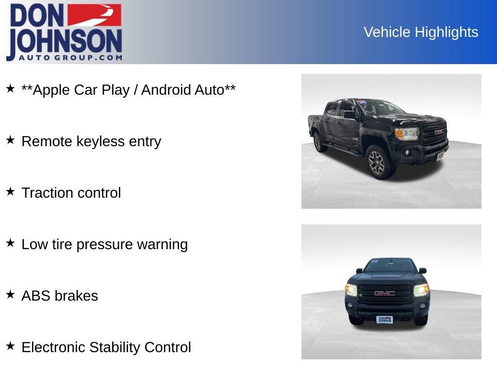 2018 GMC Canyon 4WD All Terrain w/Leather