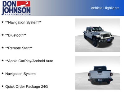 2022 Jeep Gladiator Overland 4x4