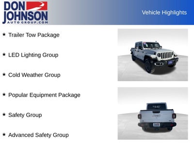 2022 Jeep Gladiator Overland 4x4