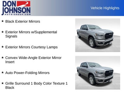 2026 RAM Ram 1500 RAM 1500 BIG HORN CREW CAB 4X4 5'7' BOX