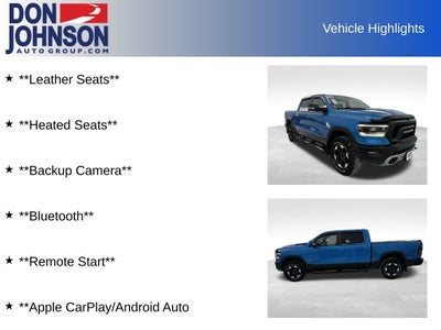 2021 RAM 1500 Rebel Crew Cab 4x4 5'7' Box