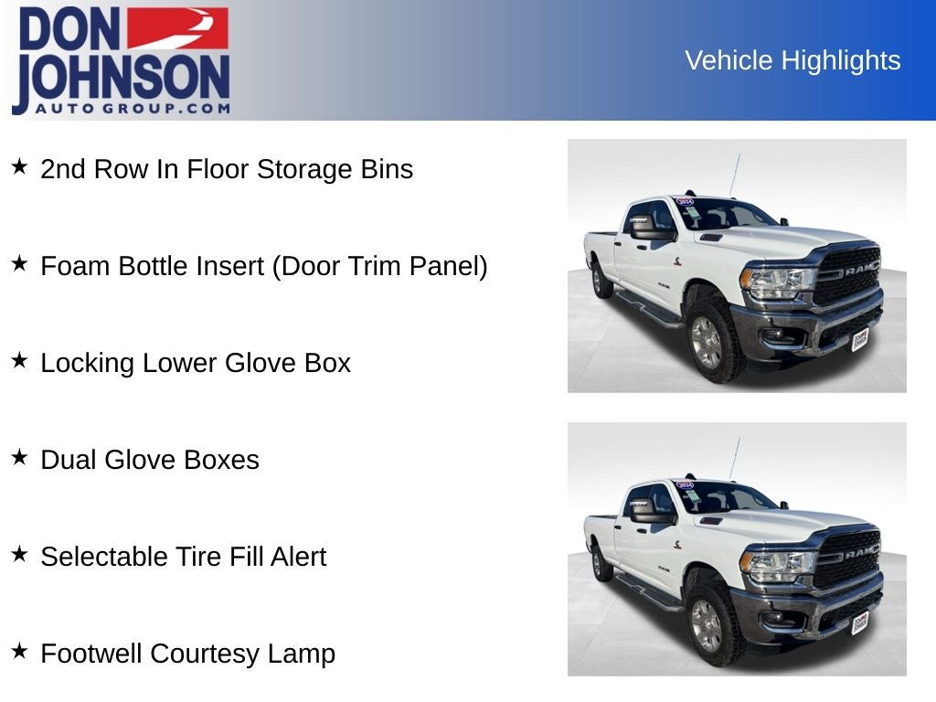 2024 RAM 3500 Big Horn Crew Cab 4x4 8' Box