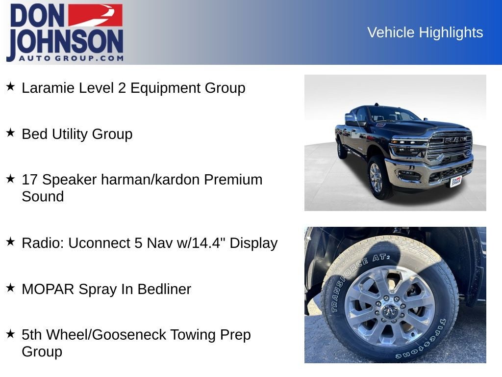 2026 RAM Ram 2500 RAM 2500 LARAMIE CREW CAB 4X4 6'4' BOX