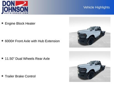 2026 RAM Ram 3500 Chassis Cab RAM 3500 TRADESMAN CHASSIS REGULAR CAB 4X4 60' CA