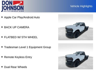 2026 RAM Ram 3500 Chassis Cab RAM 3500 TRADESMAN CHASSIS REGULAR CAB 4X4 60' CA