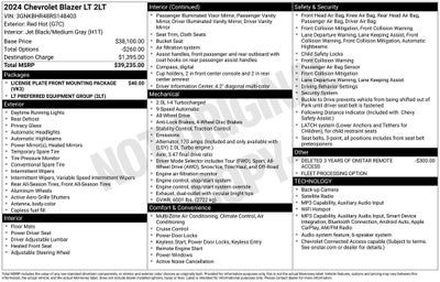 2024 Chevrolet Blazer AWD 2LT