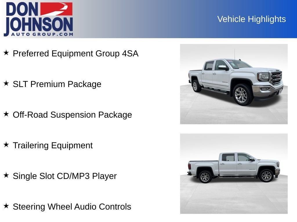 2018 GMC Sierra 1500 SLT