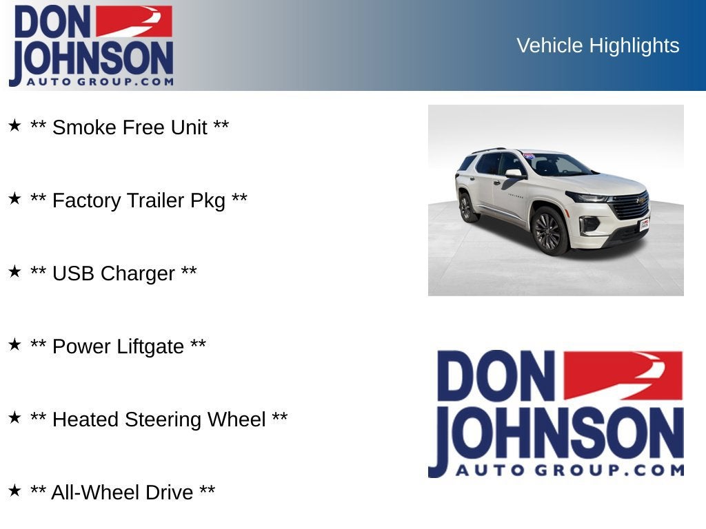 2023 Chevrolet Traverse Premier