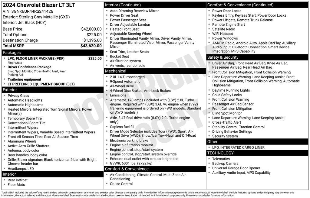2024 Chevrolet Blazer 3LT