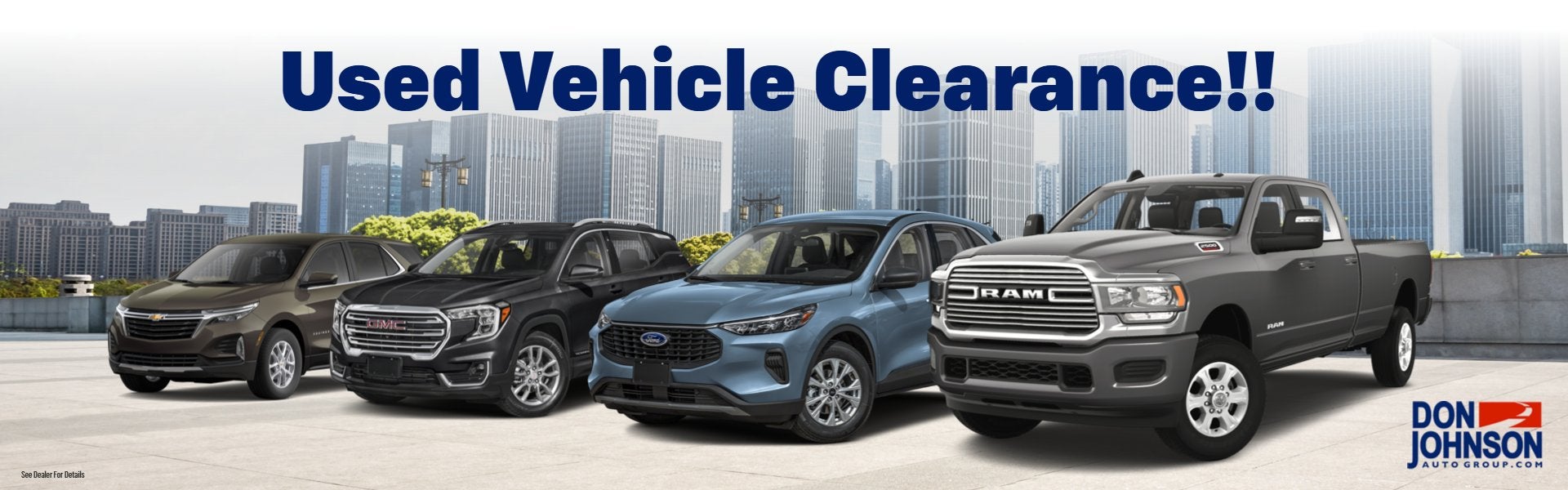 Used Vehicle Clearance
