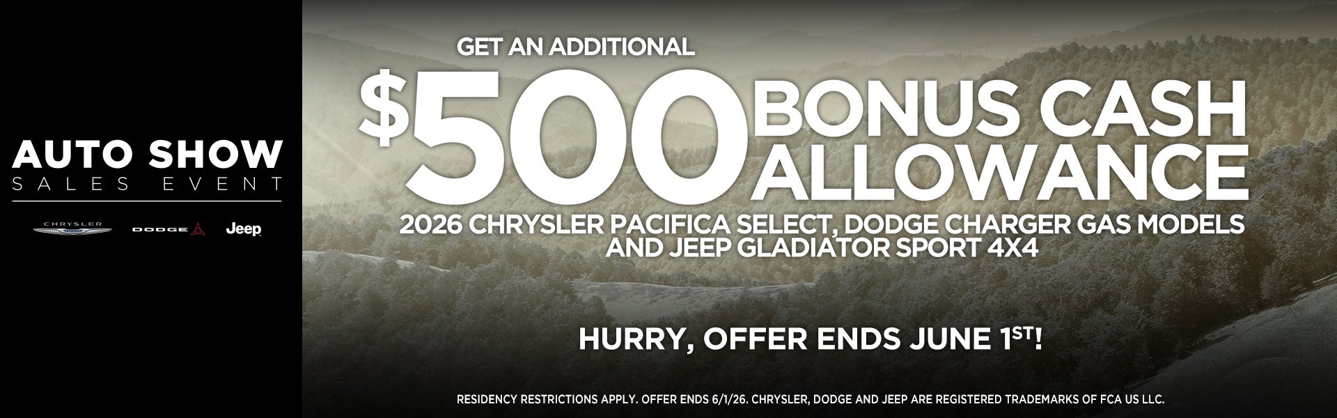 $500 BONUS CASH