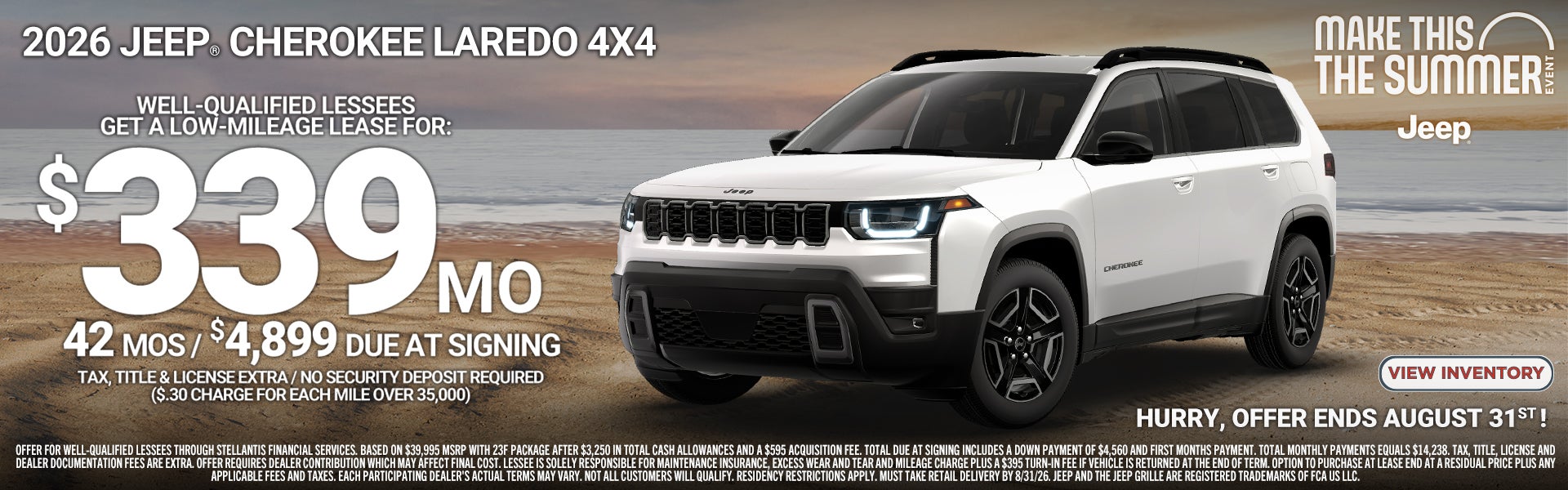 2026 Jeep Cherokee Laredo 4x4