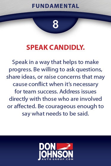 Fundamental 8 - Find A Way