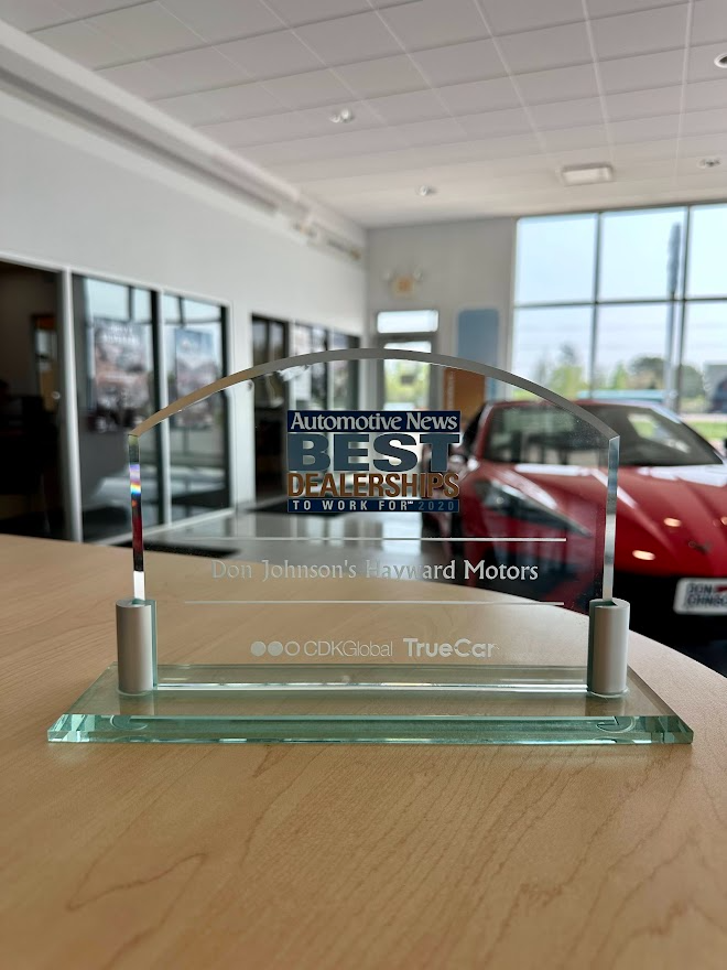 Award - Don Johnson Auto Group in Rice Lake WI