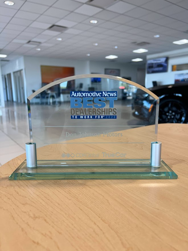 Award - Don Johnson Auto Group in Rice Lake WI