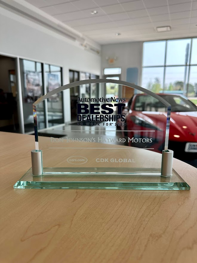 Award - Don Johnson Auto Group in Rice Lake WI