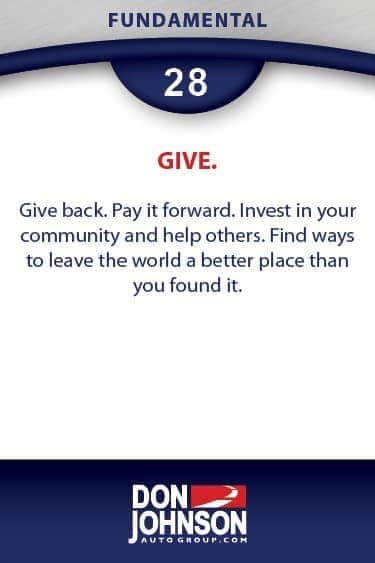 Fundamental 28 - Give