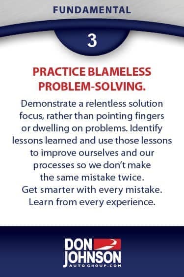 Fundamental 3 - Practice Blameless Problem-Solving